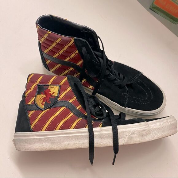 Vans x Harry Potter limited edition Gryffindor Hi Top Sk8t sneakers Shoes Men 10 - Picture 6 of 9